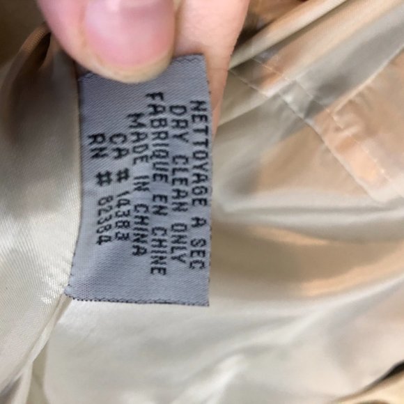 Aldo Genuine leather Suede Beige trench coat - Picture 11 of 17
